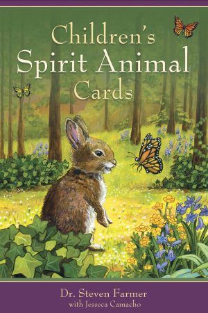 front box panel of Children's Spirit Animal Cards published by Satiama Publishing