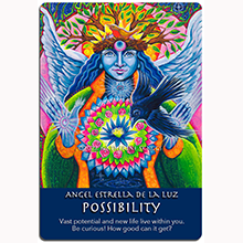 Possibility card from Masters of Light Wisdom Oracle