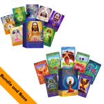 Front Box panels of products from Tarot and Wisdom Bundle.